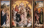 MASTER of the St. Bartholomew Altar St Thomas Altarpiece Spain oil painting artist